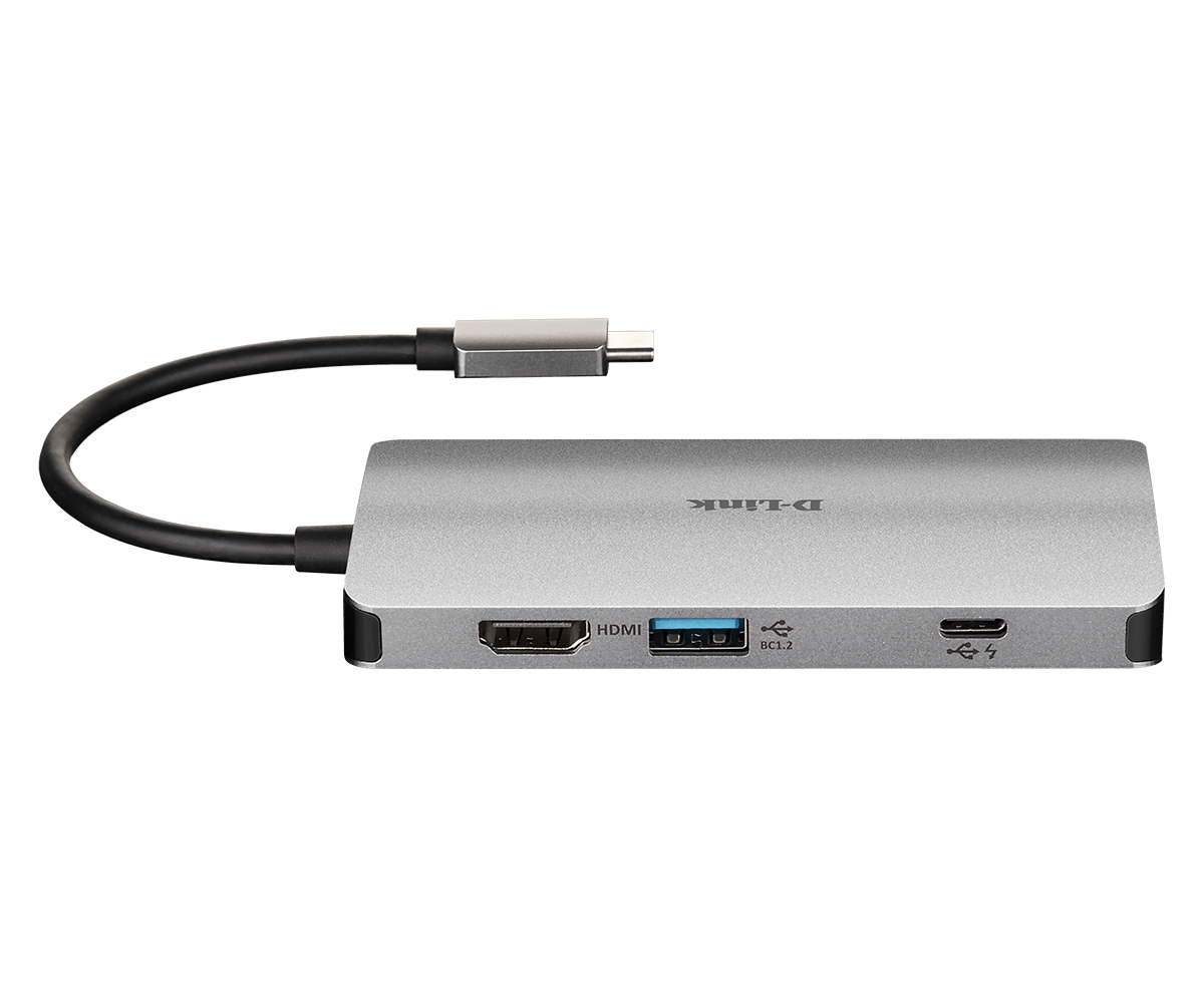 Hub USB DLINK DUB-M810, 8 porturi 3.0, gri - imagine 4