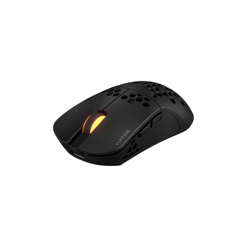Mouse Gaming Wireless Hator Stellar Pro Wireless, 26000 DPI, negru