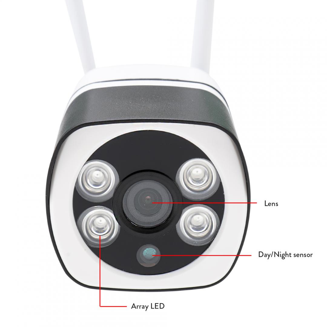 Camera supraveghere video PNI IP649 cu IP, 2MP 1080P, WiFi, - imagine 7