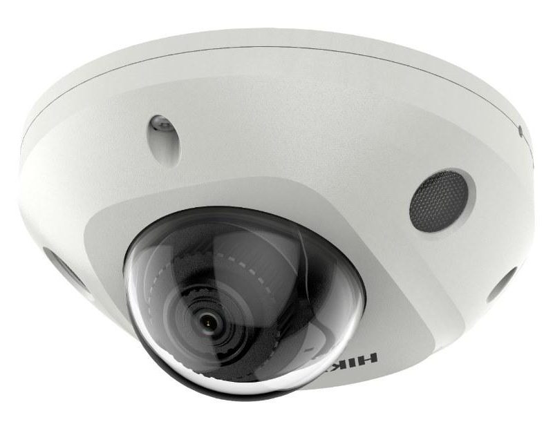 CAMERA MINI DOME IP 4MP 2.8MM 30M MIC