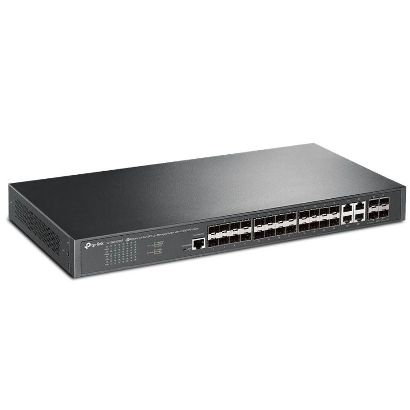 "JetStream™ 24-Port SFP L2+ Managed Switch with 4 10GE SFP+ - imagine 3