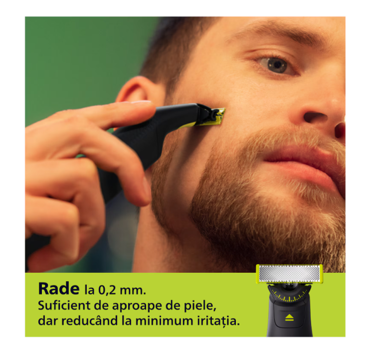 Aparat de ras (0,2mm) si tuns (0,4-10mm) PHILIPS OneBlade Pro - imagine 3