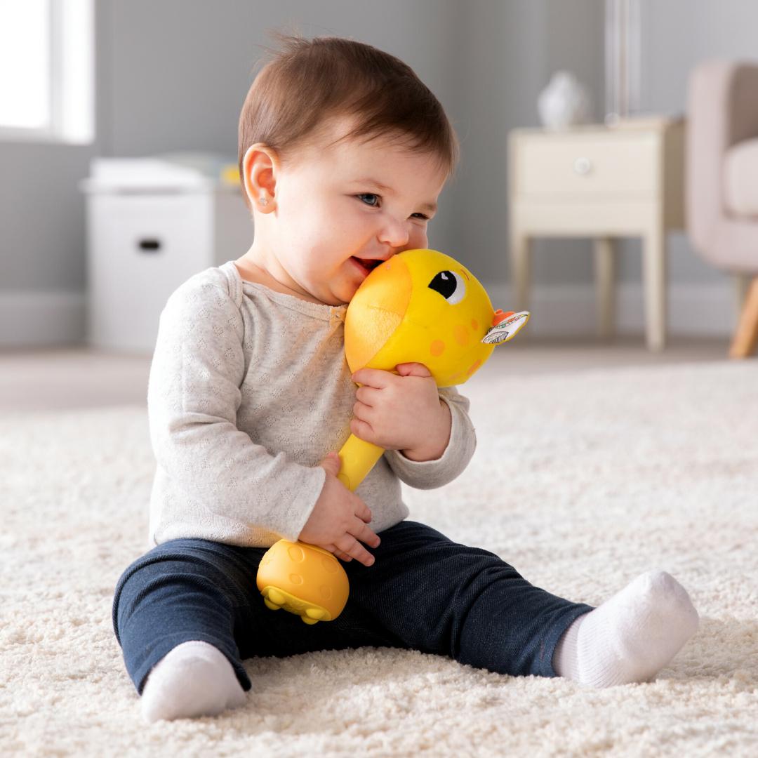 JUCARIE PENTRU BEBELUSI CU SUNETE, GIRAFA GIGI, LAMAZE - imagine 5
