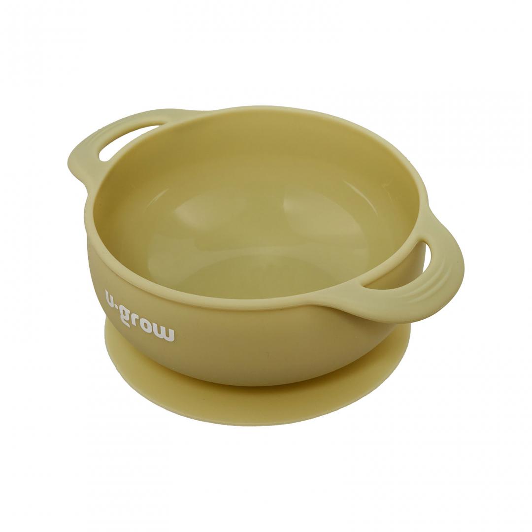 Set diversificare 5 piese silicon : baveta, bol, farfurie, lingurita - imagine 3