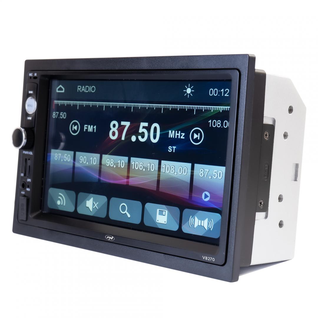 Navigatie multimedia PNI V8270 2 DIN cu GPS MP5, touch - imagine 7