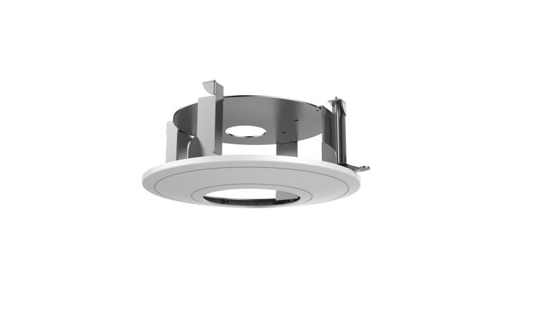 Suport Hikvision montaj tavan DS-1227ZJ-DM37, metal si plastic, alb, dimensiuni: