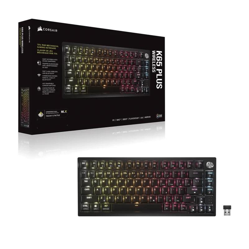 Tastatura Mecanica Gaming CORSAIR K65, USB, negru