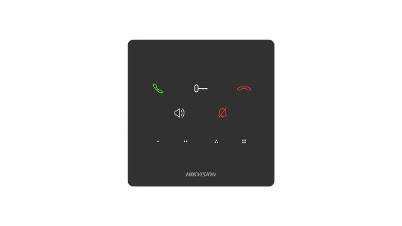 Post interior interfon audio Hikvision DS-KH6000-E1, 9 butoane, microfon inclus,