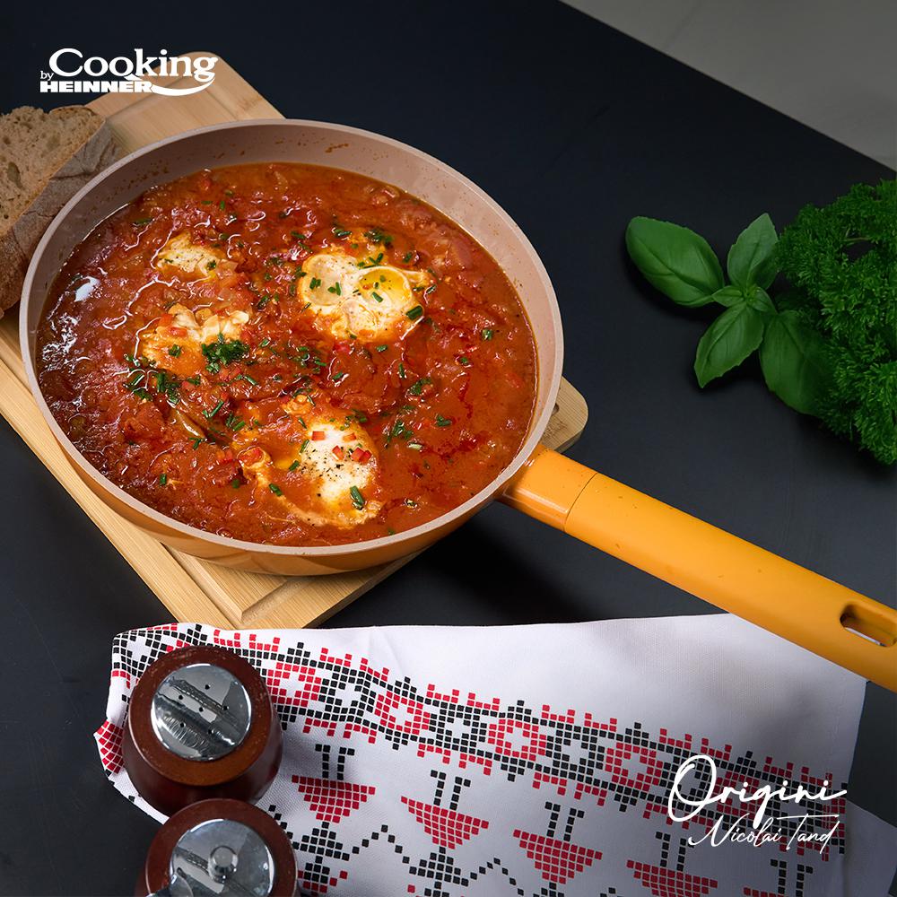 TIGAIE ALUMINIU TURNAT + CAPAC 26x5CM, NICOLAI TAND, ORIGINI, COOKING - imagine 7