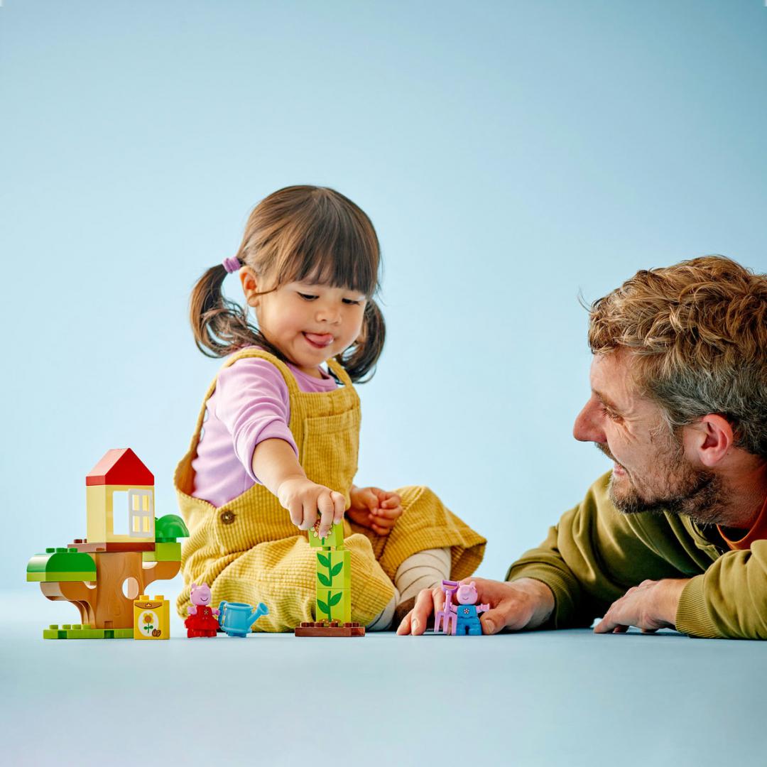 GRADINA SI CASA DIN COPAC A PURCELUSEI PEPPA, LEGO 10431 - imagine 7