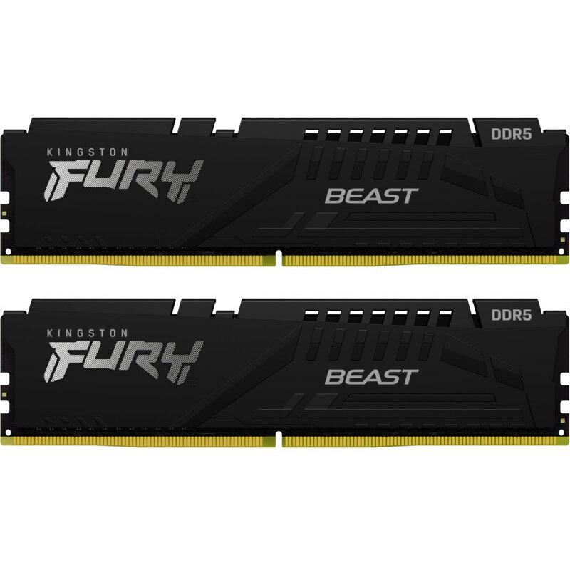 Memorie RAM Kingston FURY Beast, 32 GB DDR5, 6000 MHz,