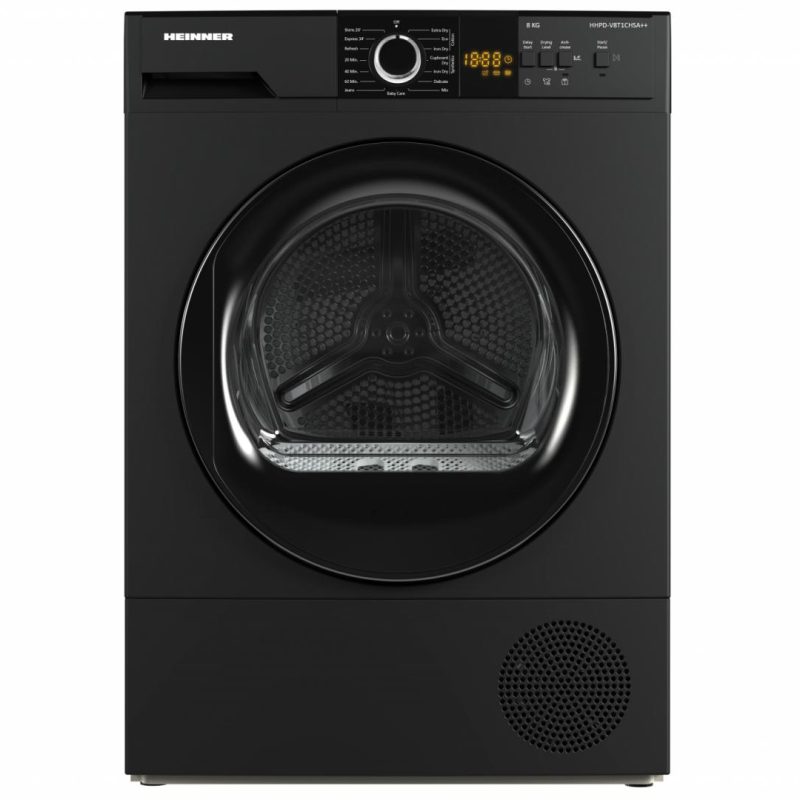 Uscator de rufe HEINNER HHPD-V8T1CHSA++, 8 kg, Clasa: E, Argintiu