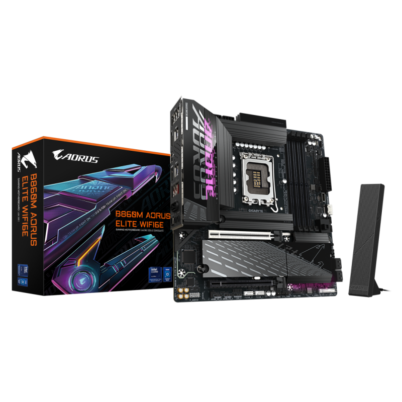 Placa de baza Gigabyte B860M AORUS ELITE WIFI6E, Socket 1851,