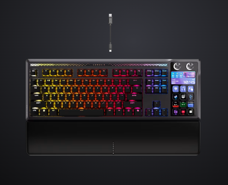 Tastatura Mecanica Gaming Corsair GALLEON 100 SD, RGB, USB, negru