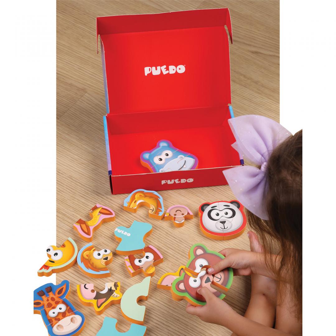 PUZZLE BABY DIN SPUMA EVA, 21 PIESE, PUEDO - imagine 6