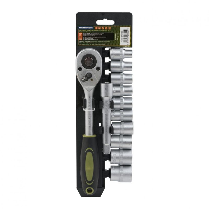 HEINNER SET 12 PIESE 1/2"+ext. CR-V