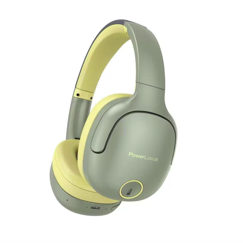 Casti Over-ear PowerLocus P7, Wireless, Gri