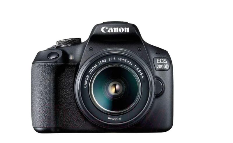 Camera foto Canon EOS-2000D kit, obiectiv EF-S 18-55mm f/3.5-5.6 fara
