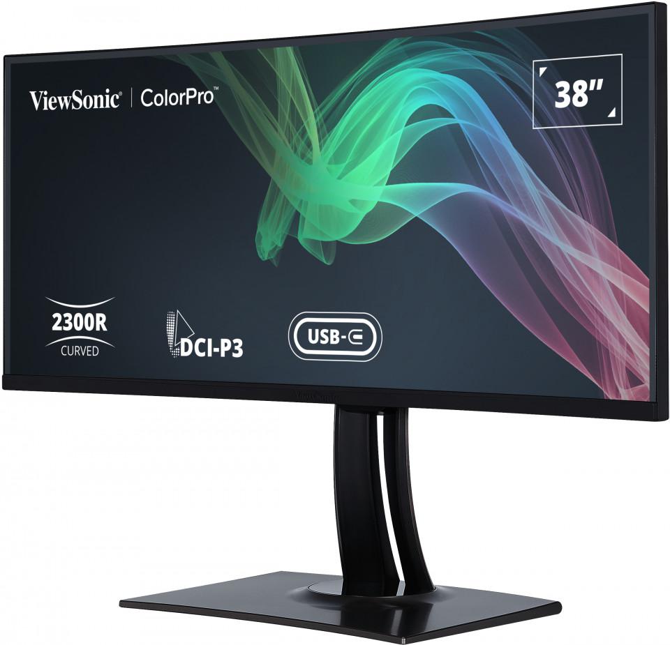Monitor Consumer ViewSonic VP3881A, 38", 3840 x 1600 pixeli, Black, - imagine 3