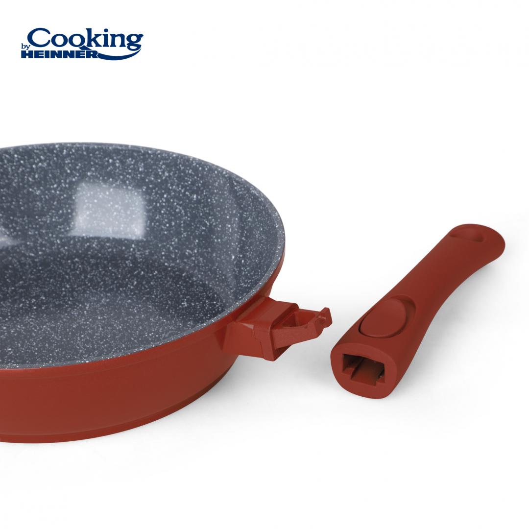 TIGAIE ADANCA ALUMINIU+CAPAC 26x7 CM, CALABRIA, COOKING BY HEINNER - imagine 4