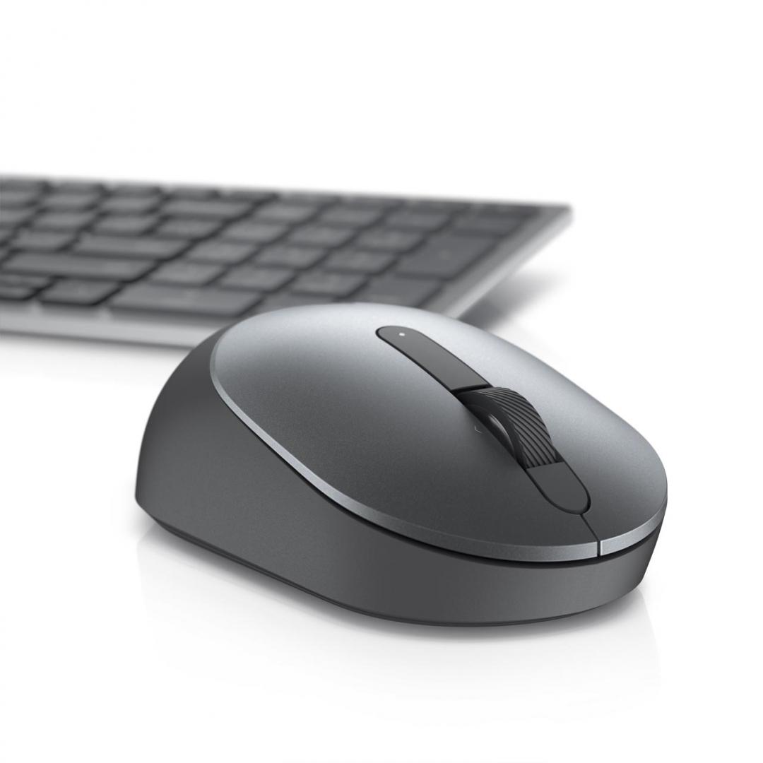 Kit tastatura si mouse Dell KM7120W, Wireless, Titan grey - imagine 6