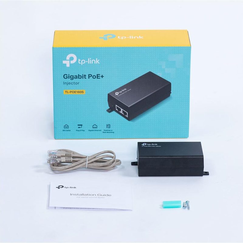 TP-Link, PoE+ Injector, TL-POE160S, Standarde si protocoale: IEEE802.3i, IEEE802.3u, IEEE802.3ab, - imagine 4