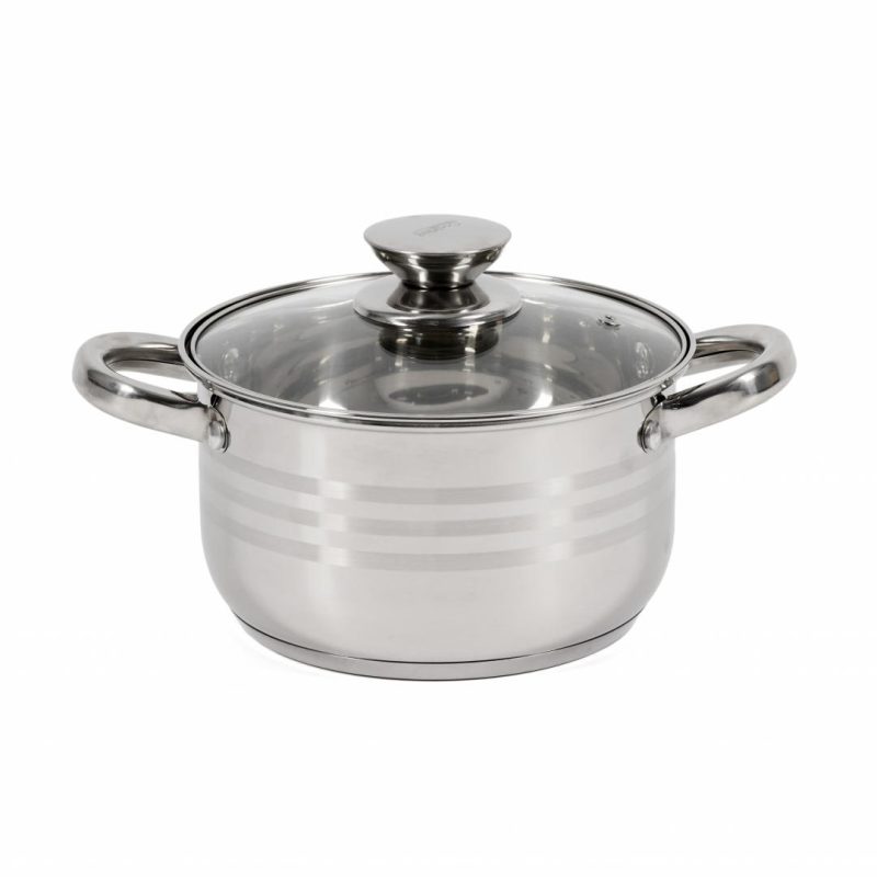 SEMIOALA INOX+CAPAC, 18X10.5 CM, 2.5 L, MYRA, COOKING  BY