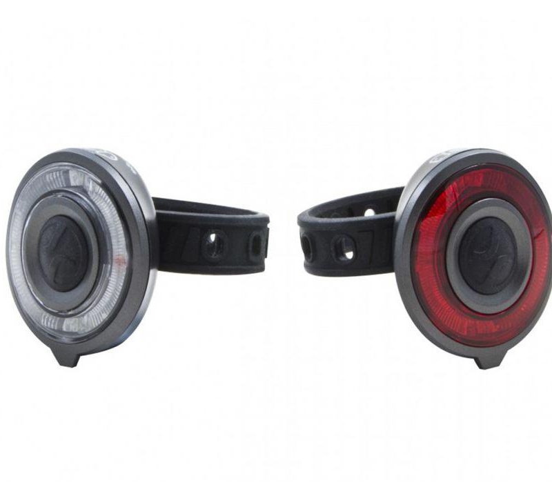Set lumini far+stop, 2 LED-uri rosii, 2 LED-uri uri albe,