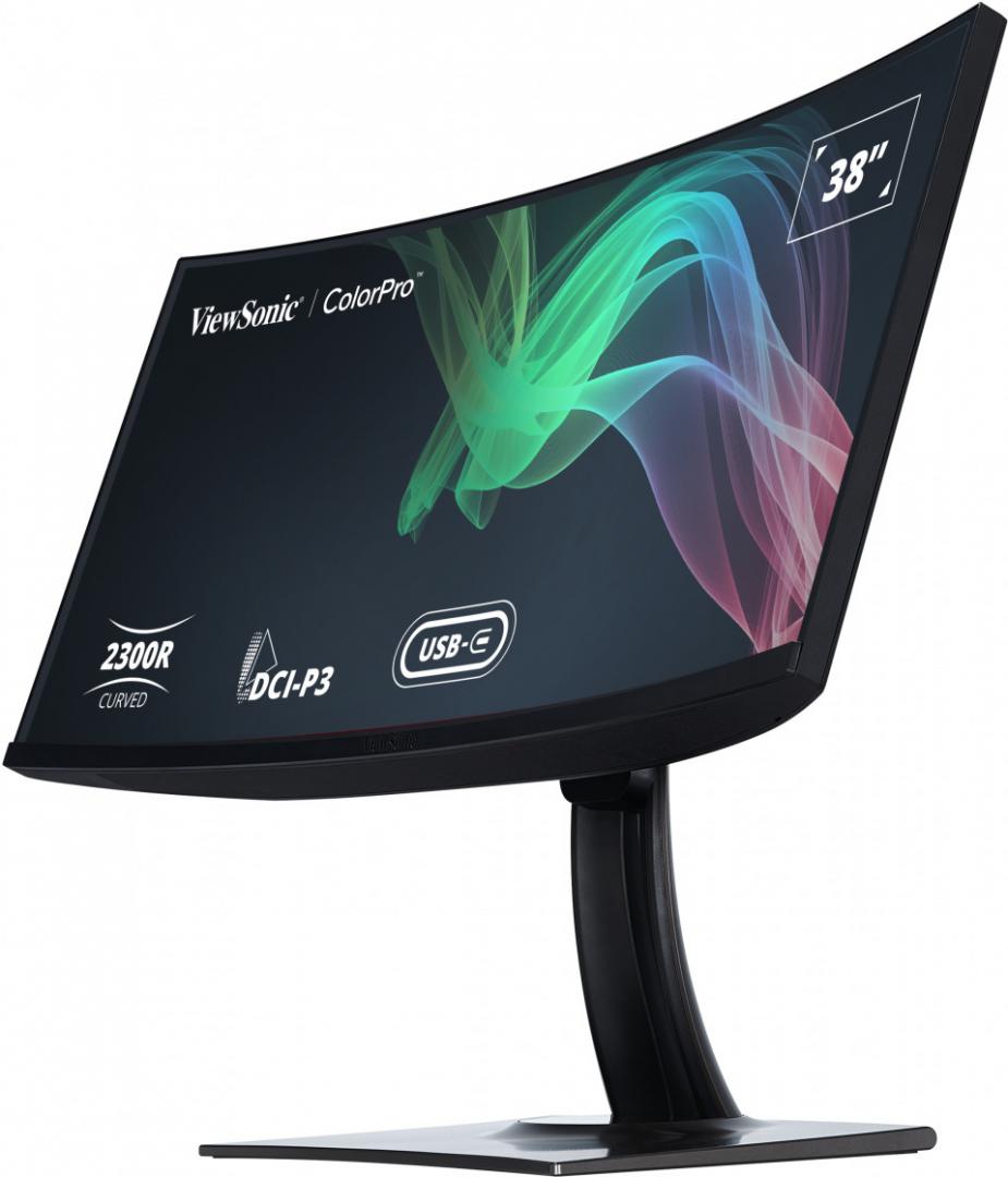 Monitor Consumer ViewSonic VP3881A, 38", 3840 x 1600 pixeli, Black, - imagine 5