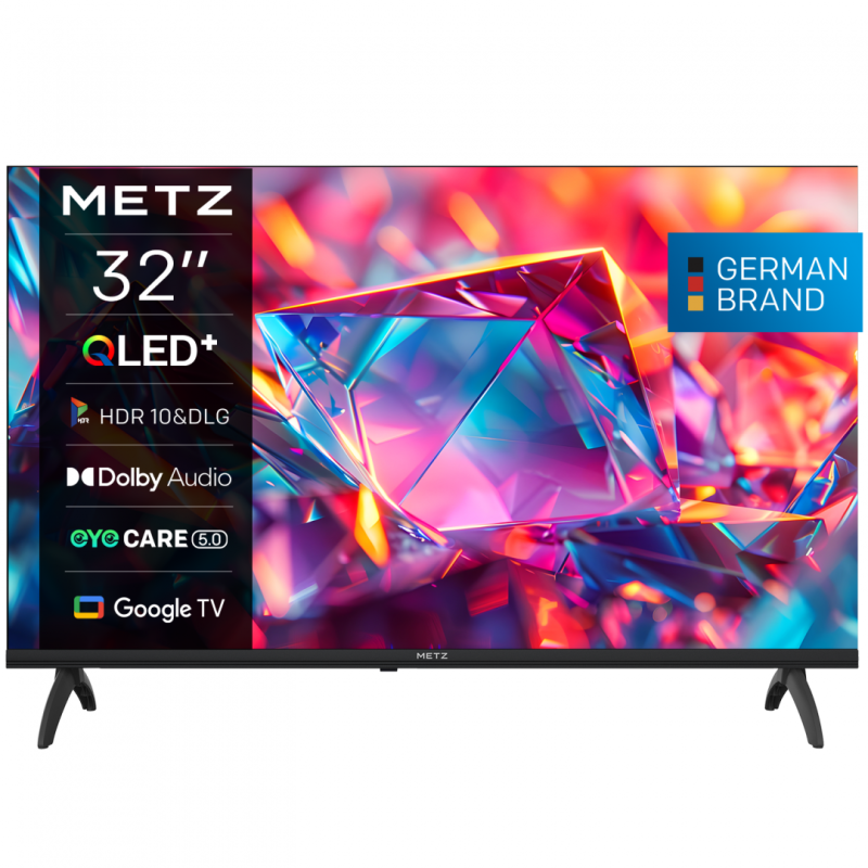 Televizor METZ QLED 32MQH7030Z, 80 cm, Smart Google TV, HD