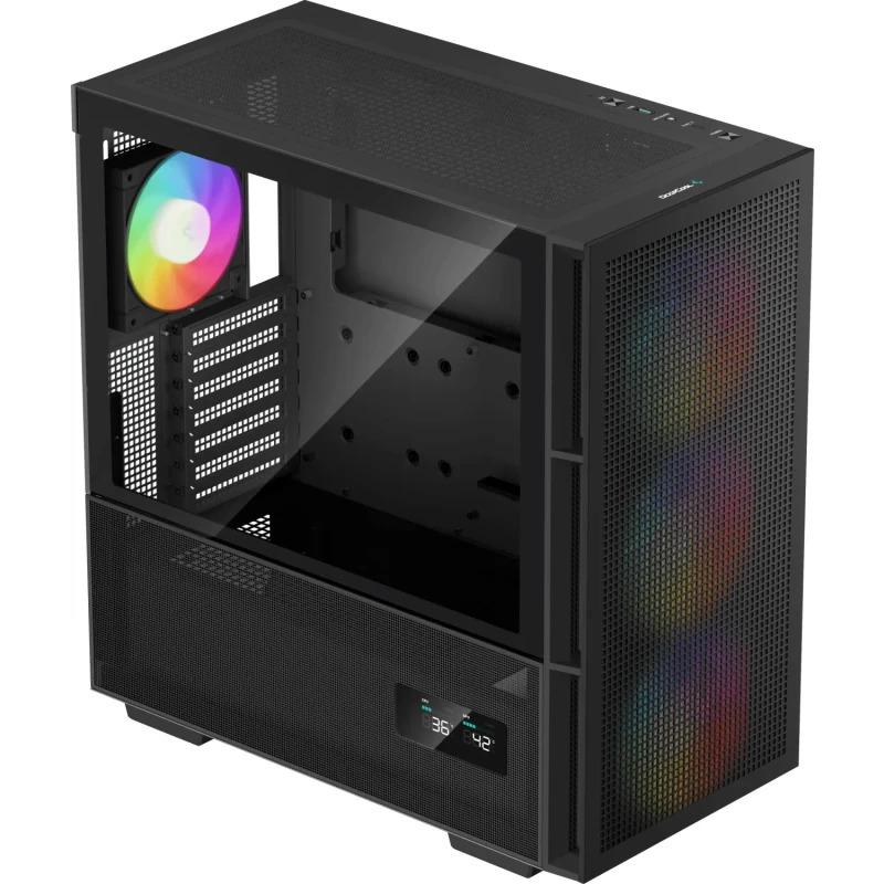Carcasa DEEPCOOL CH560 DIGITAL, RGB, Mid Tower, Black - imagine 4