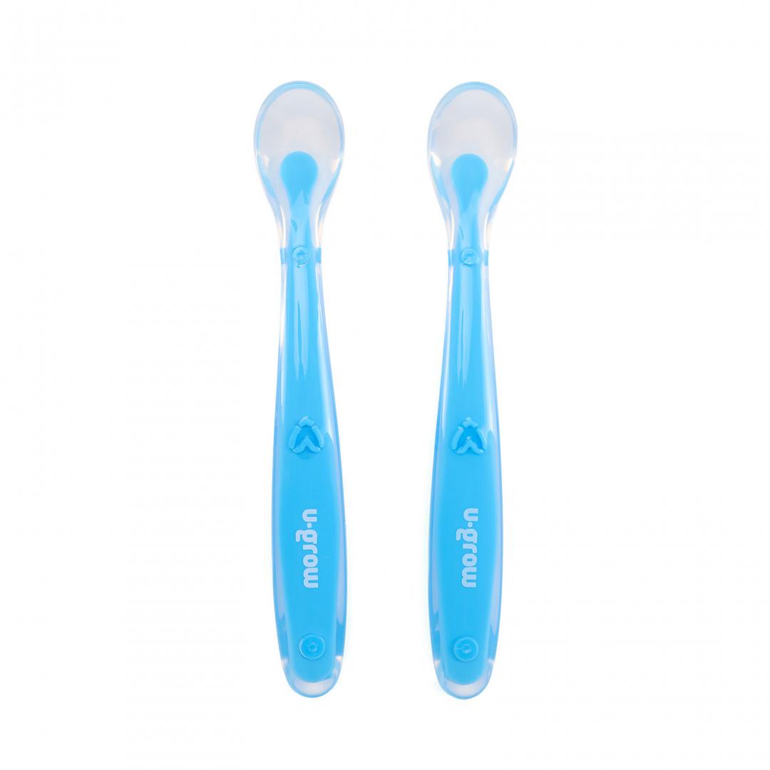 Set 2 lingurite silicon , light blue, U-Grow - imagine 3