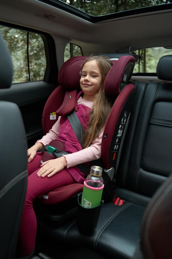 Scaun auto I-size U-Grow Goldfix Plus, isofix, 76-150 cm (9-36 - imagine 15