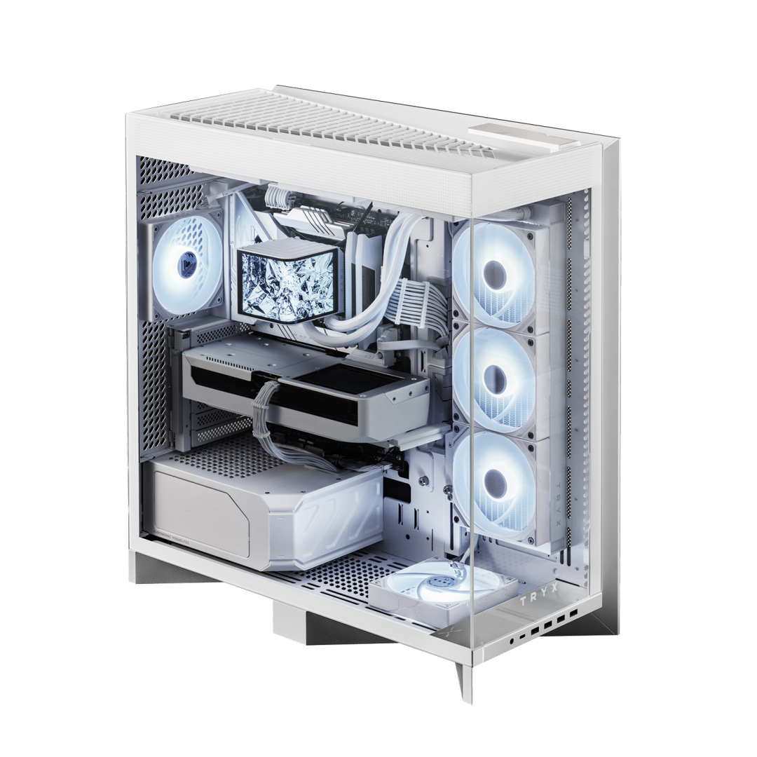 Carcasa TRYX LUCA L70, Mid Tower, White - imagine 3