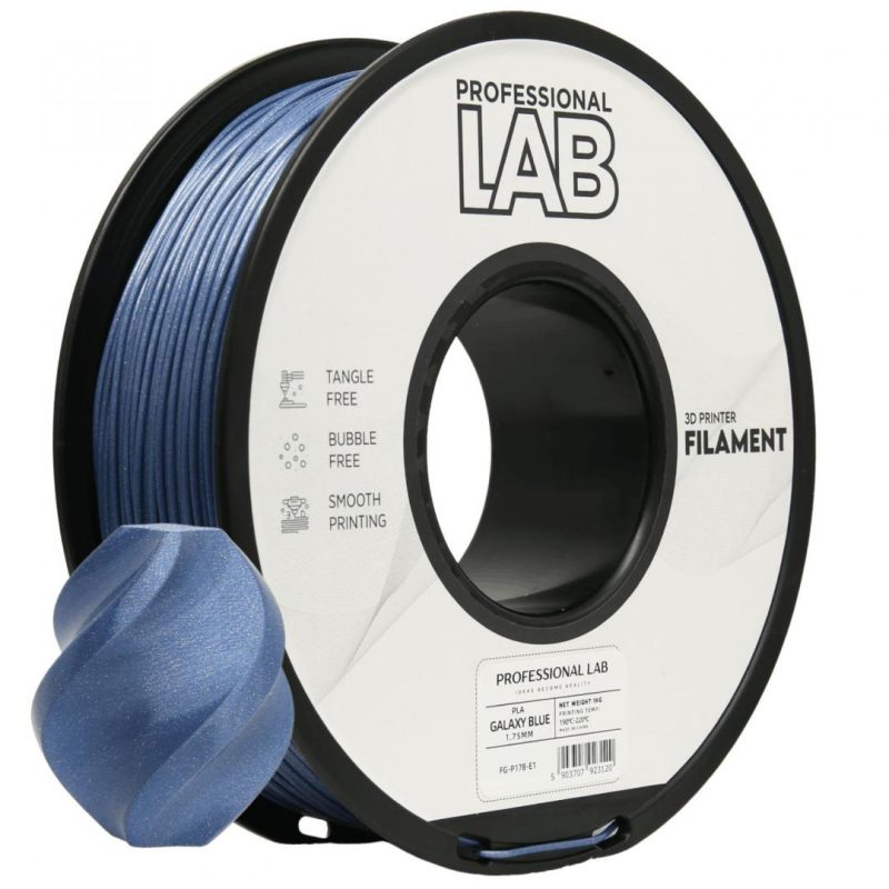PROF. LAB 3D FILAMENT 1KG PLA GALAXY BLUE, Diametru: 1.75mm,