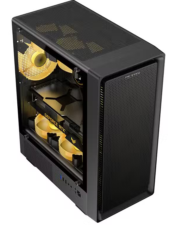 Carcasa PRO GAMING VISION, RGB, Mid Tower, Black - imagine 3