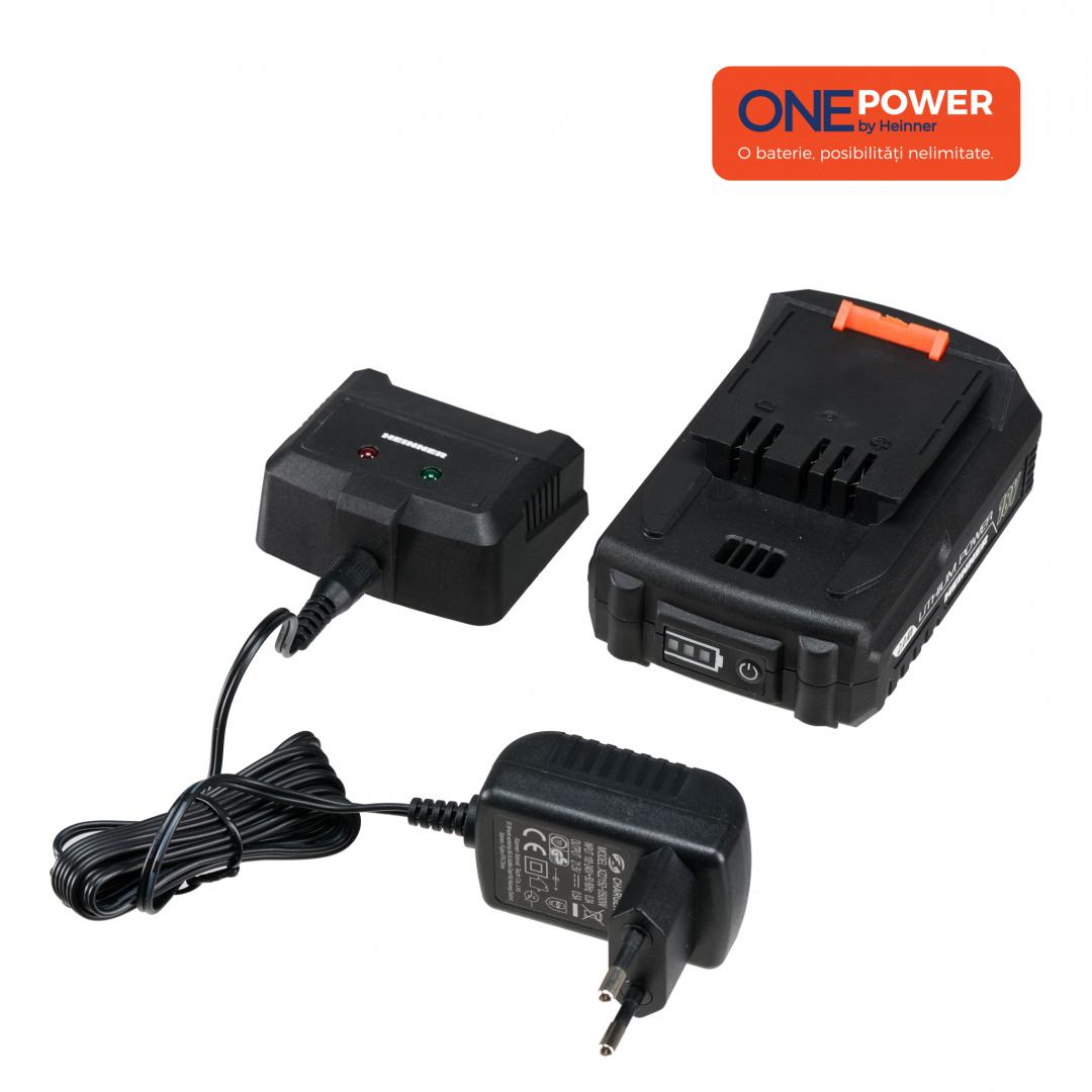 ONE POWER by HEINNER PACHET ACM 2.0Ah+INCARCATOR 0.5Ah - imagine 3