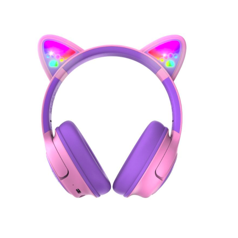 Casti Over-ear PowerLocus Bobo Cat Ears, Wireless, Multicolor