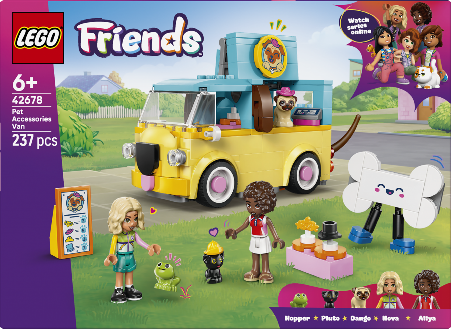 FURGONETA CU ACCESORII PENTRU ANIMALE DE COMPANIE LEGO42678 - imagine 3