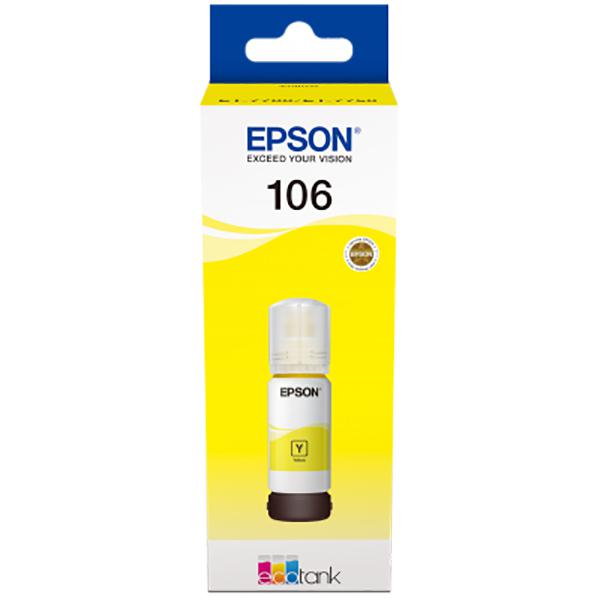 Cartus cerneala Epson 106 ECOTANK , yellow, capacitate 70ml, pentru