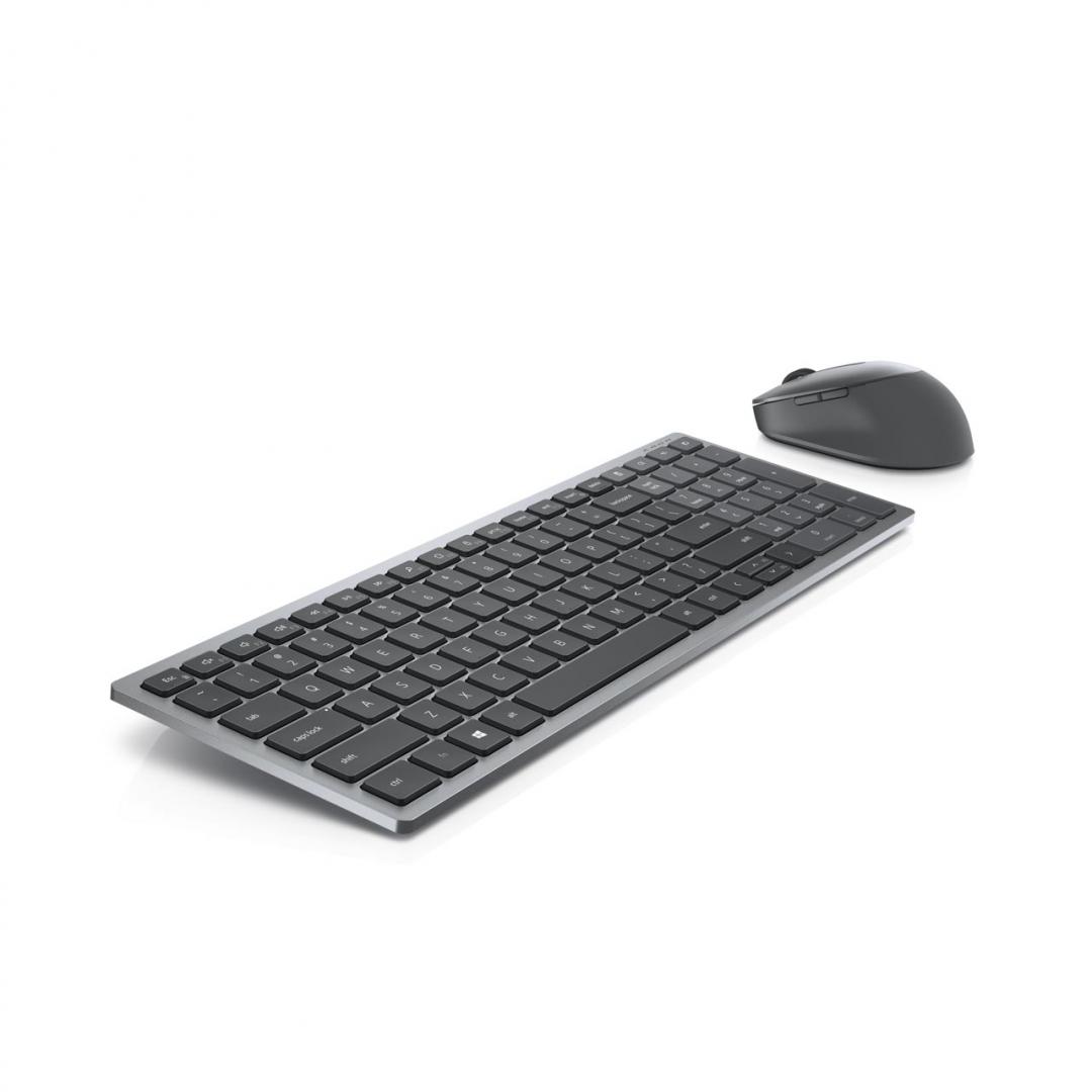 Kit tastatura si mouse Dell KM7120W, Wireless, Titan grey - imagine 4