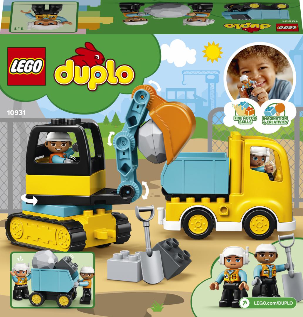CAMION SI EXCAVATOR PE SENILE, LEGO 10931 - imagine 3