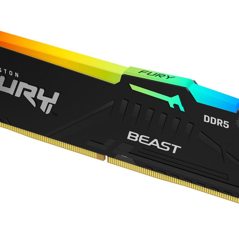 Memorie RAM Kingston FURY Beast RGB 16GB DDR5 6400MHz CL32