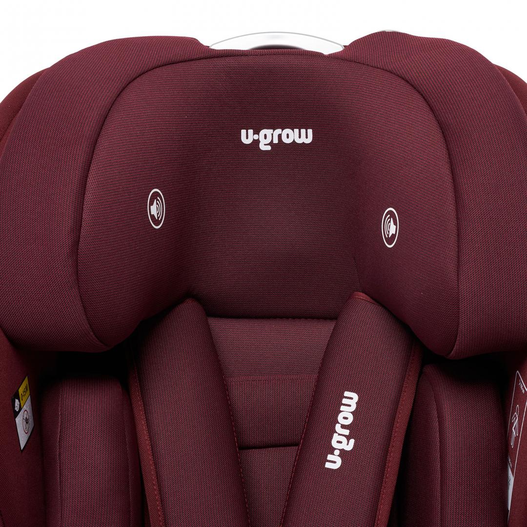 Scaun auto I-size U-Grow Goldfix Plus, isofix, 76-150 cm (9-36 - imagine 11