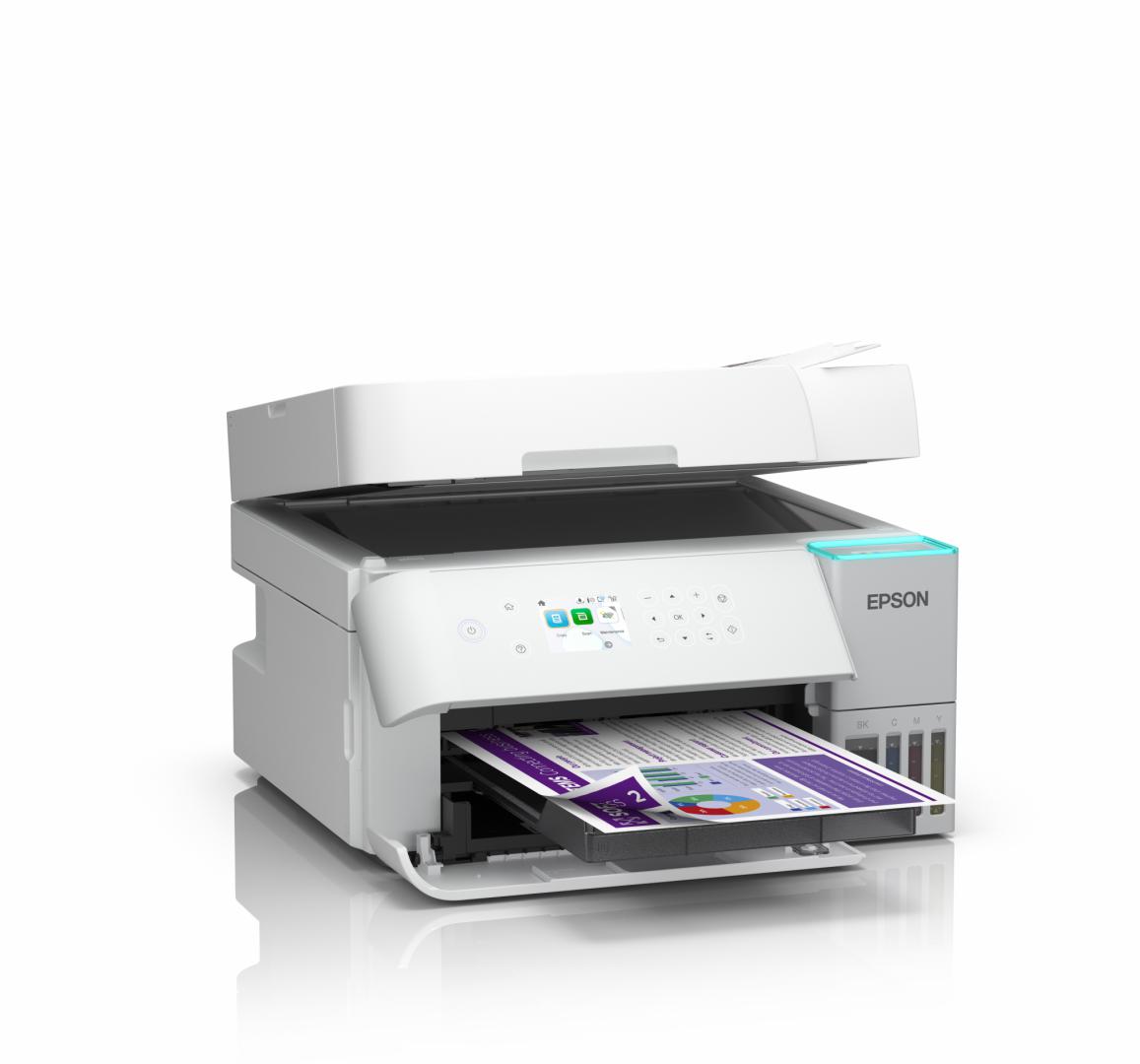 Multifunctional inkjet Epson EcoTank L6376, CISS, format A4, Color, Duplex, - imagine 5