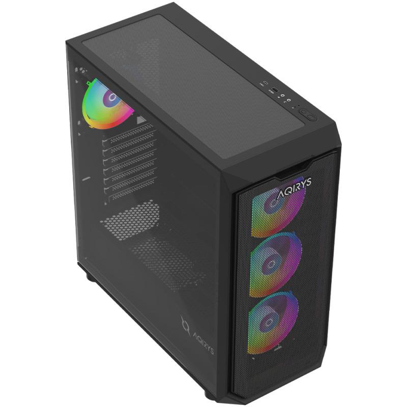 Carcasa AQIRYS Wezen PRO, RGB, Mid Tower, Black - imagine 13