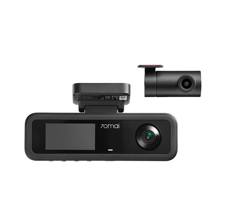 Set 2 camere 70mai Dash Cam 2K T400 cu 3
