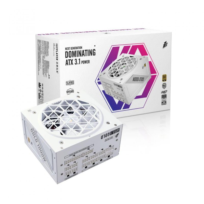 Sursa 1stPlayer NGDP Platinum White, 80+ Platinum, 1000W