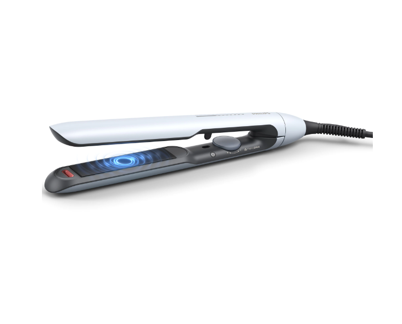 Placa de indreptat parul PHILIPS Prestige BHS520/00, Tehnologie ThermoShield, Placi